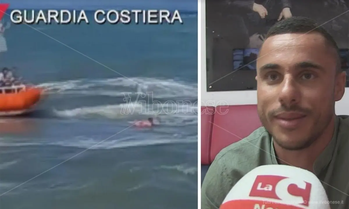 Salvataggio in mare a Vibo Marina: il racconto del marinaio eroe - Video