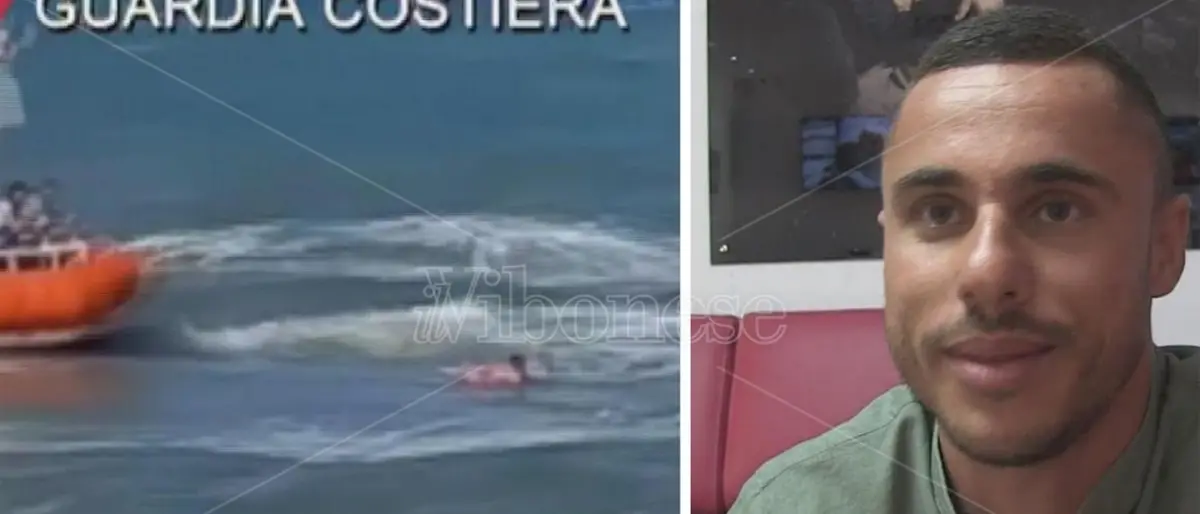 Salvataggio in mare a Vibo Marina: il racconto del marinaio eroe - Video