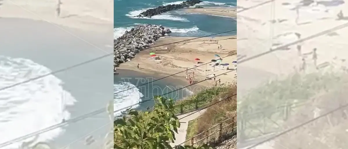 Pizzo: una coppia di bagnanti rischia di annegare, salvati dai pescatori della zona – Video