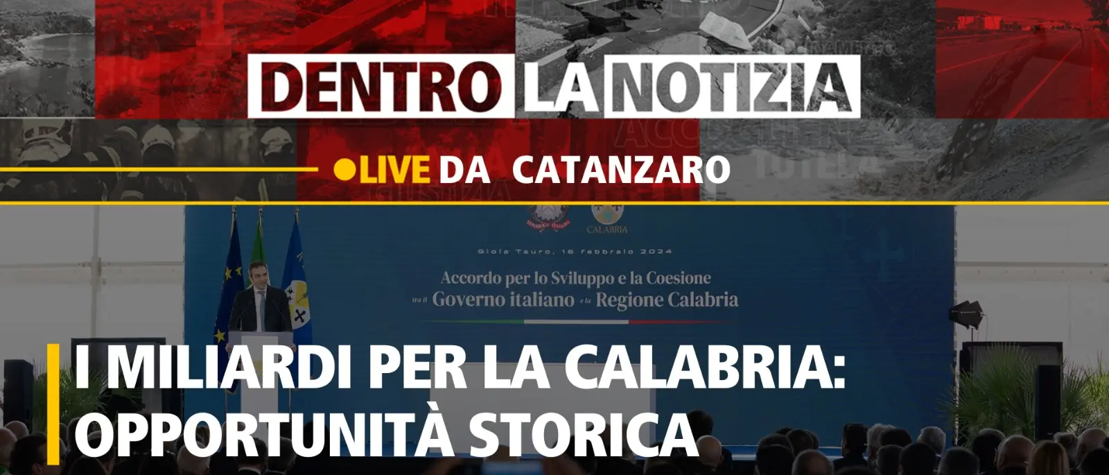 La pioggia di fondi per la Calabria e le opportunità da non sprecare: focus a Dentro la notizia