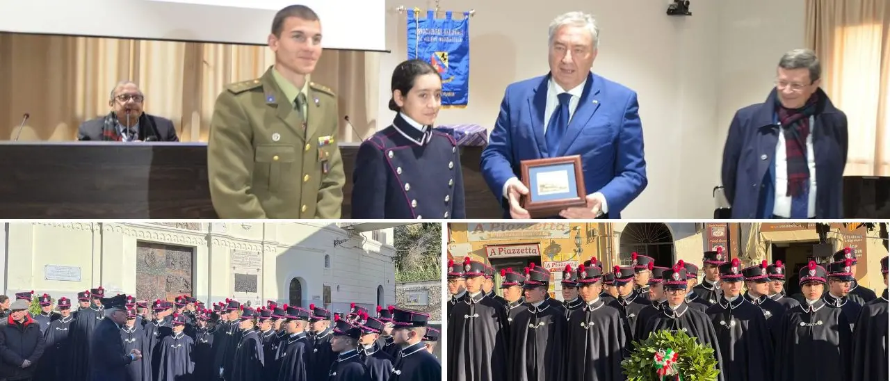 Gli allievi della scuola militare “Nunziatella” accolti a Pizzo