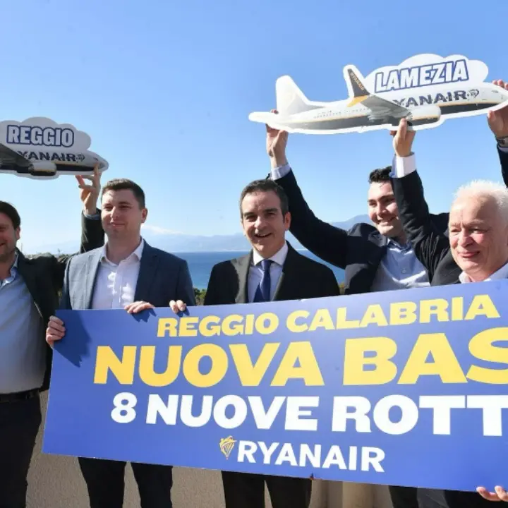 La compagnia aerea Ryanair investe in Calabria: nuove rotte e posti di lavoro