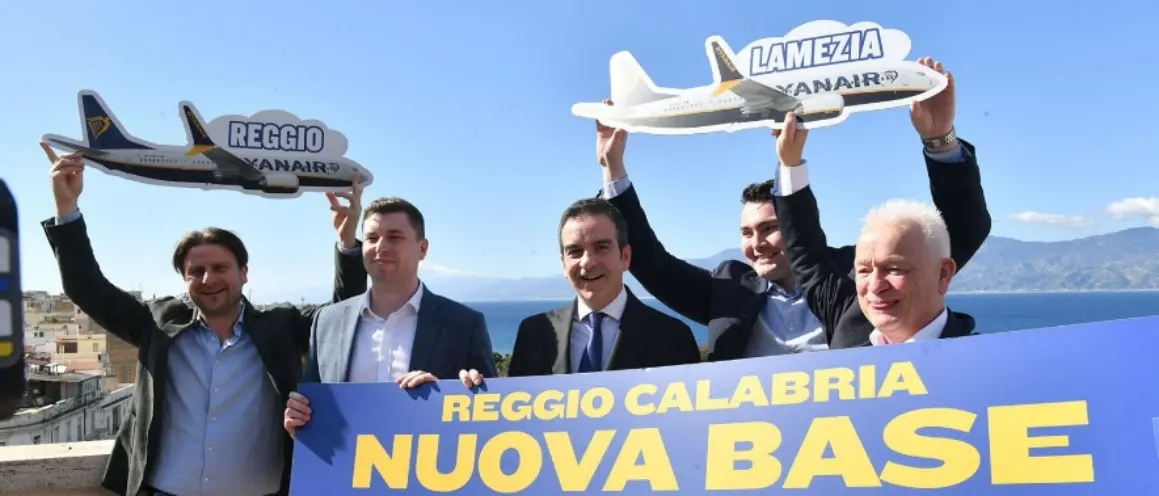 La compagnia aerea Ryanair investe in Calabria: nuove rotte e posti di lavoro