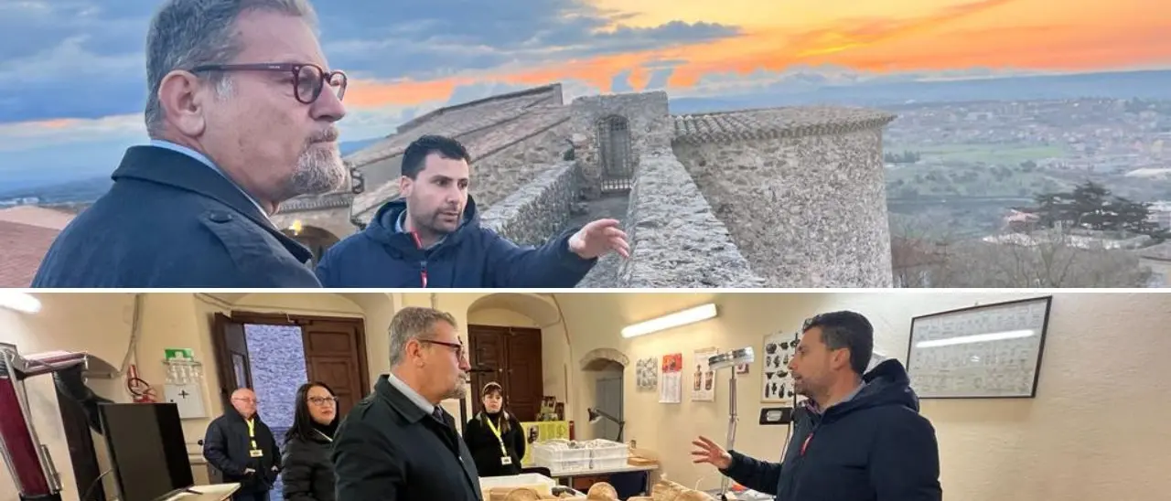Musei Calabria, il direttore generale Osanna fa tappa anche al castello di Vibo