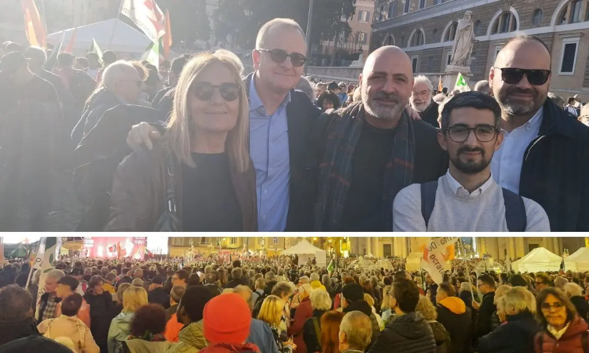 Il Pd calabrese alla manifestazione a Roma: «Siamo una forza popolare e viva»