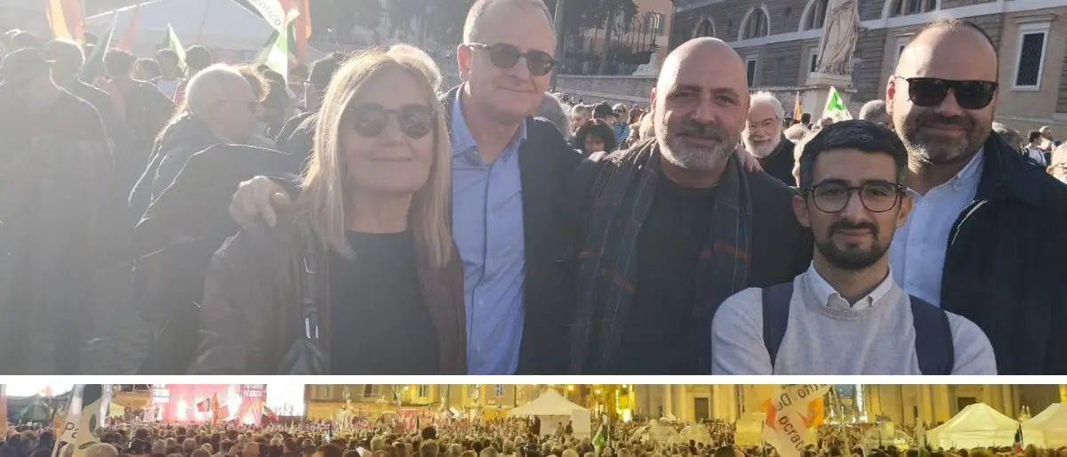 Il Pd calabrese alla manifestazione a Roma: «Siamo una forza popolare e viva»
