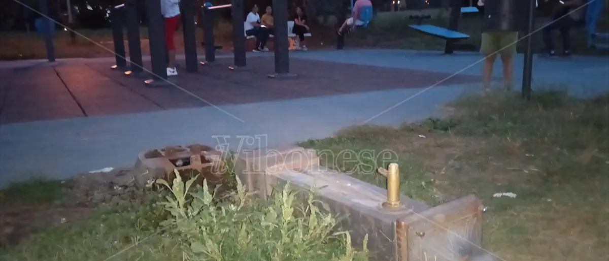 Parco urbano preda di vandali e degrado: il riflesso dell’abbandono di Vibo Valentia