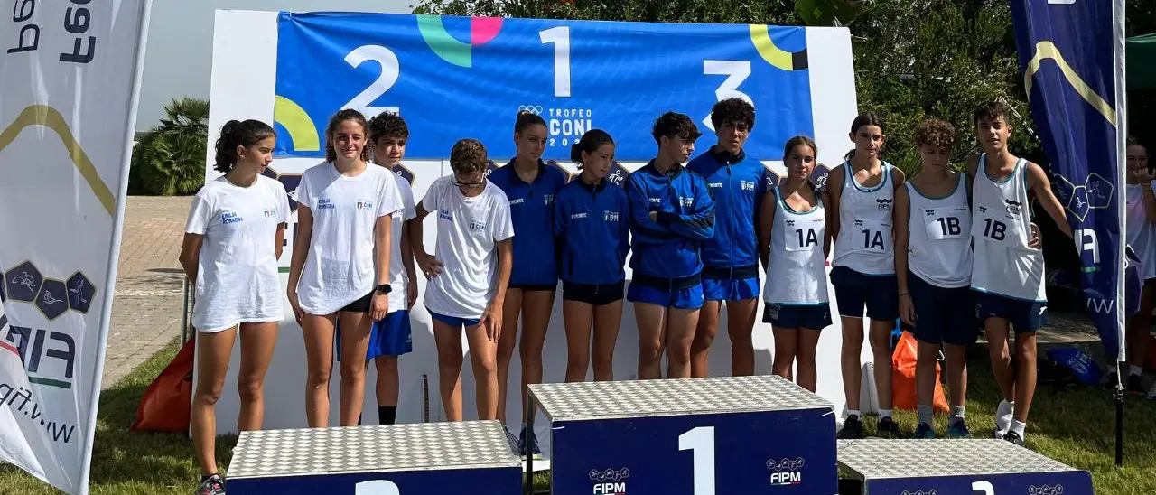Pentathlon moderno, terzo posto per gli atleti dell'Asd Shanti di Vibo alla finale nazionale