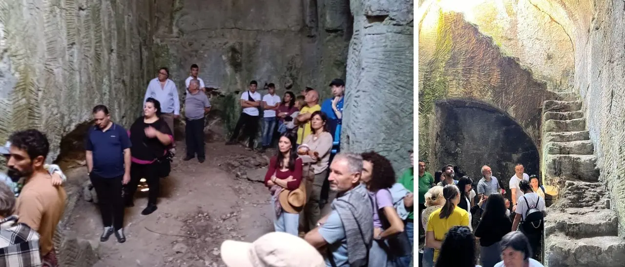 Oltre 100 partecipanti alla giornata dedicata alla scoperta della grotta Trisulina e Papaglionti vecchio