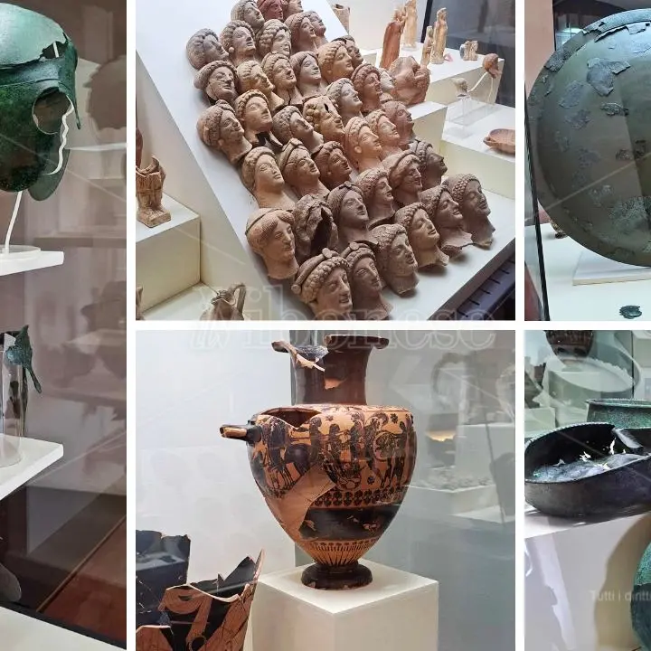 Guerrieri, armi e offerte agli dei: i tesori dell'area sacra di Scrimbia al Museo di Vibo