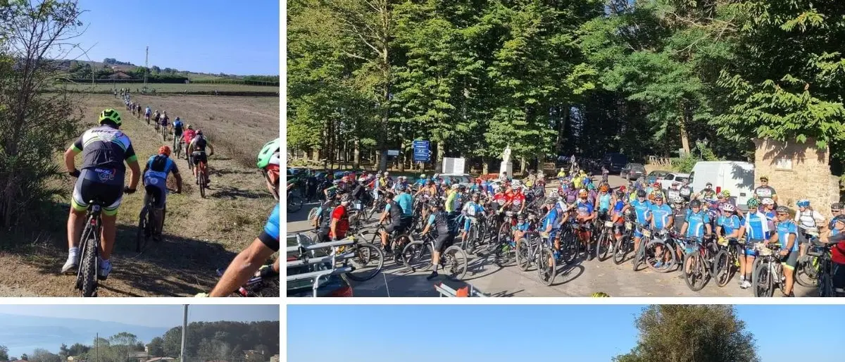Pedalata d’autunno, ampia partecipazione al tour alla scoperta delle bellezze del Poro