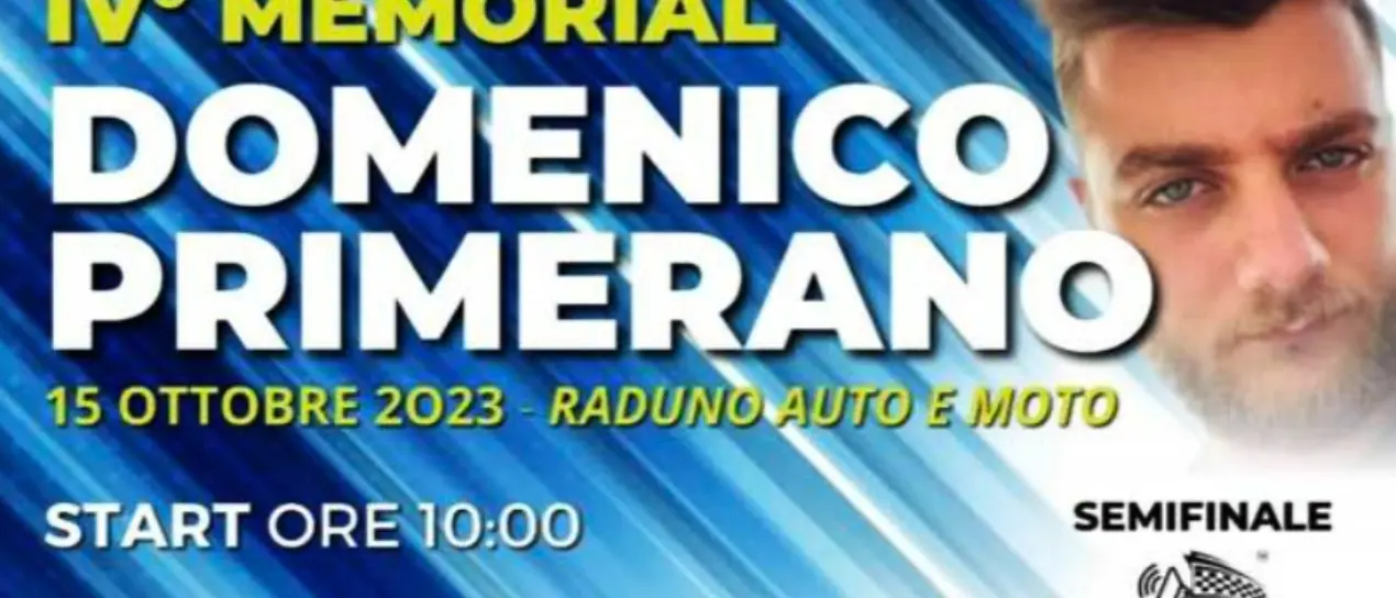 Portosalvo, un raduno di auto e moto per ricordare Domenico Primerano