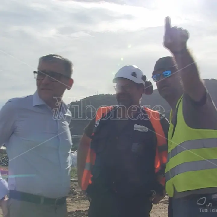 Pizzo: iniziati i lavori di bonifica dell'ex discarica dell'Angitola - Video