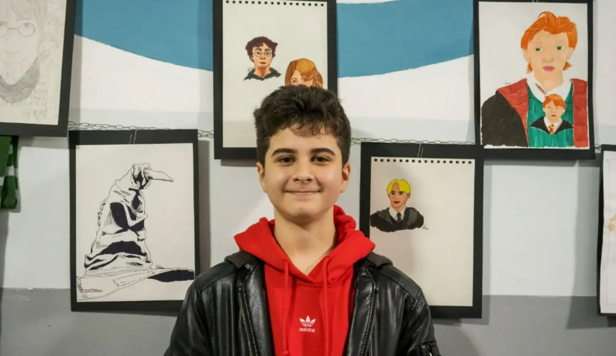 Acquaro, i disegni e il talento dell'artista 12enne Pietro Lopresti in mostra alla Pro loco