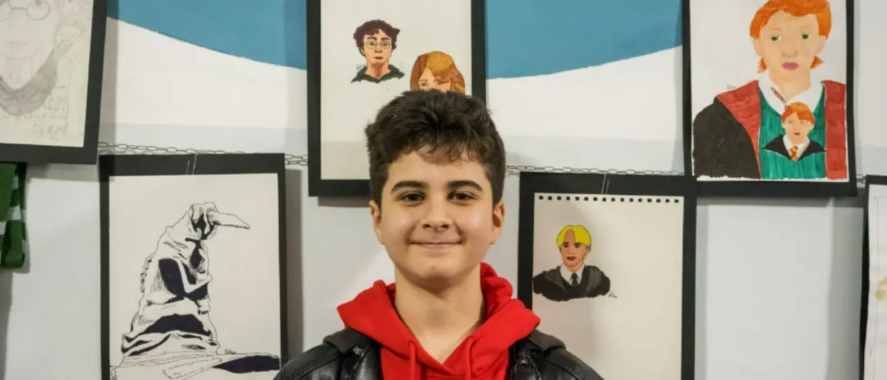 Acquaro, i disegni e il talento dell'artista 12enne Pietro Lopresti in mostra alla Pro loco