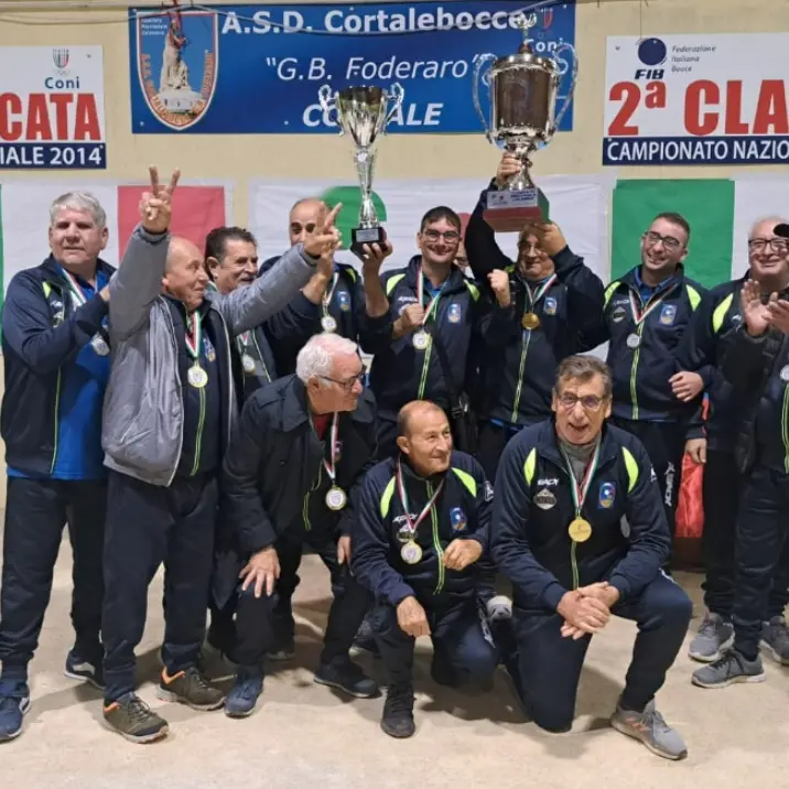 Trionfo per l’associazione bocciofila di Pizzo che batte Santa Lucia e conquista la Coppa Calabria