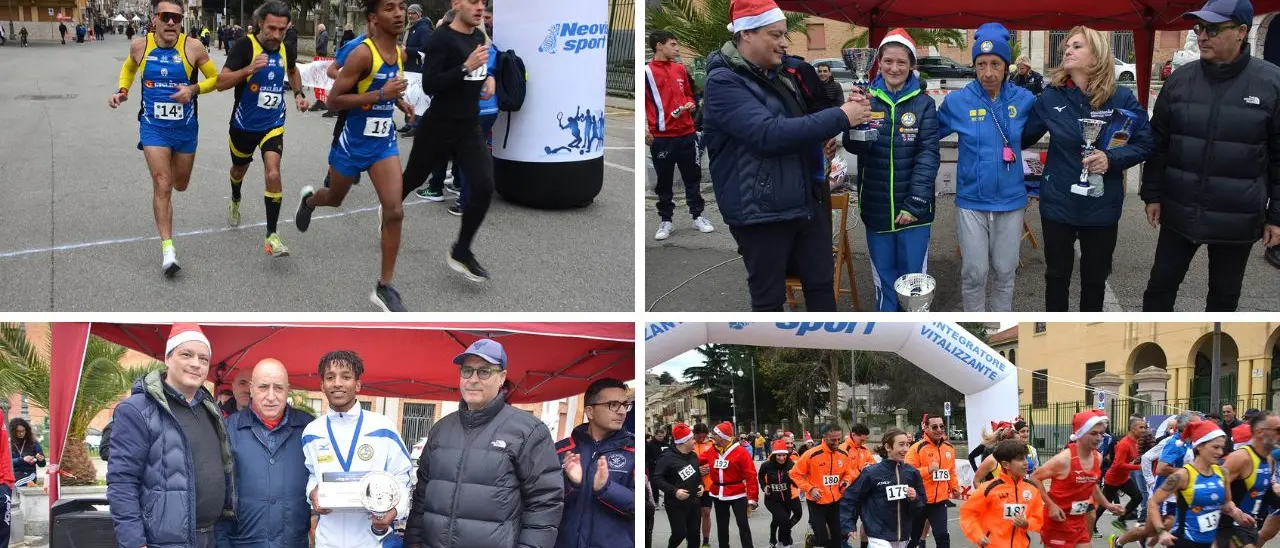 Vibo, oltre cento partecipanti alla Corsa di Babbo Natale: ecco i vincitori