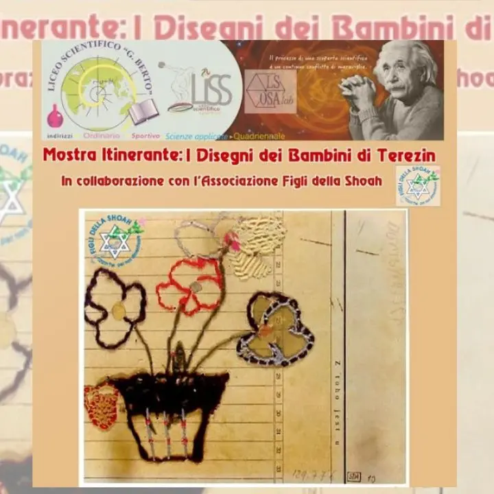 Olocausto, al liceo “Berto” di Vibo fa tappa la mostra itinerante “I disegni dei bambini di Terezin”
