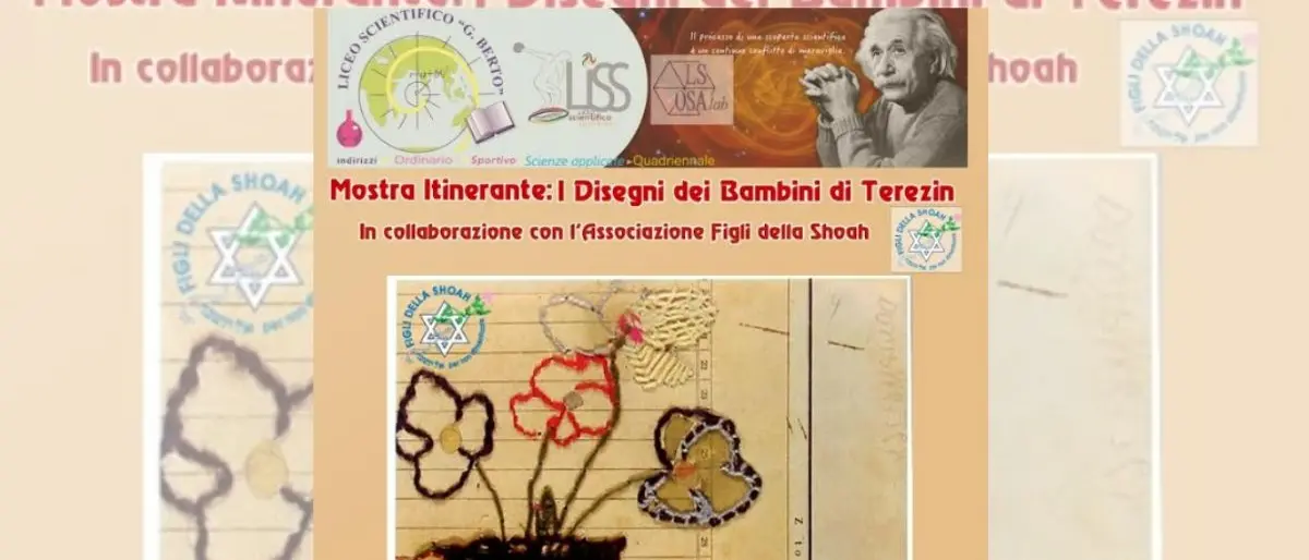 Olocausto, al liceo “Berto” di Vibo fa tappa la mostra itinerante “I disegni dei bambini di Terezin”