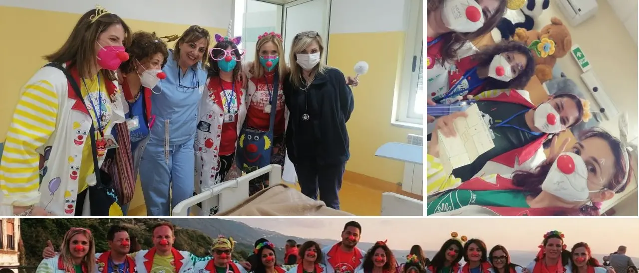Sorrisi in corsia e nelle rsa vibonesi: l’impegno dei volontari Clown vip durante le feste