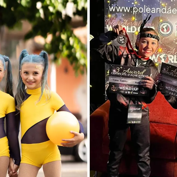 Campionati di danza aerea, le giovani atlete di San Calogero approdano a Bologna