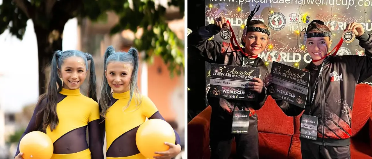 Campionati di danza aerea, le giovani atlete di San Calogero approdano a Bologna