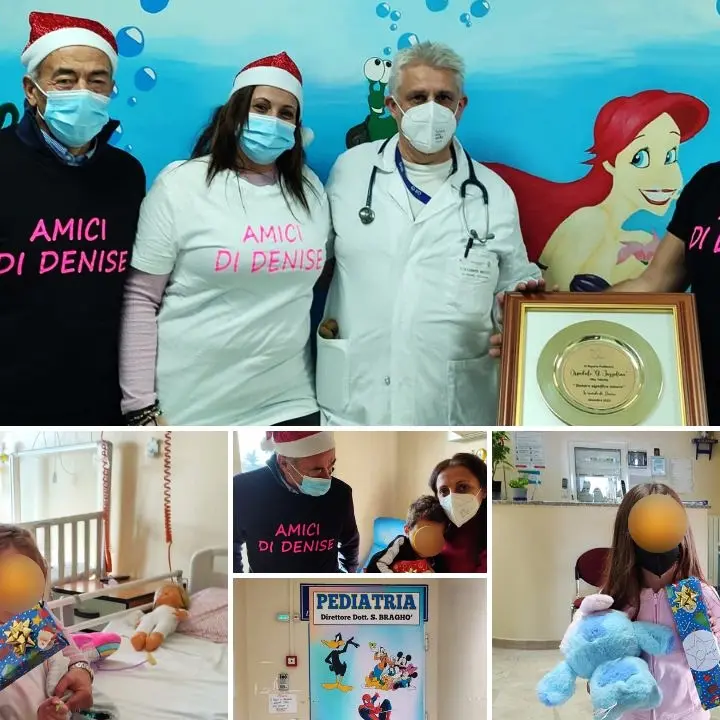 “Amici di Denise” all’ospedale di Vibo: donati materiale sanitario e giochi in Pediatria -Foto