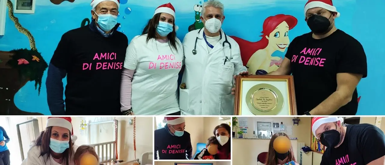 “Amici di Denise” all’ospedale di Vibo: donati materiale sanitario e giochi in Pediatria -Foto