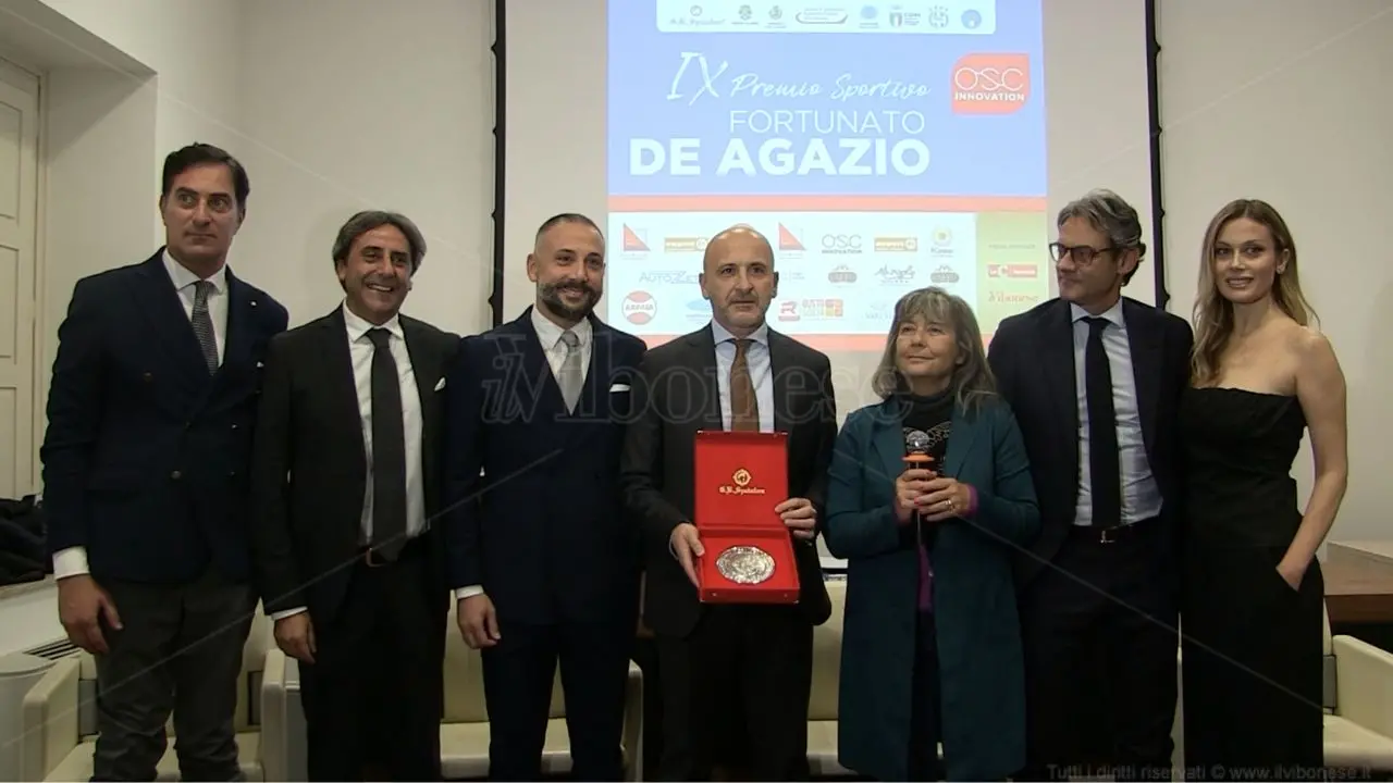 A Vibo il premio sportivo De Agazio, riconoscimento al ds dell'Inter Piero Ausilio - Video