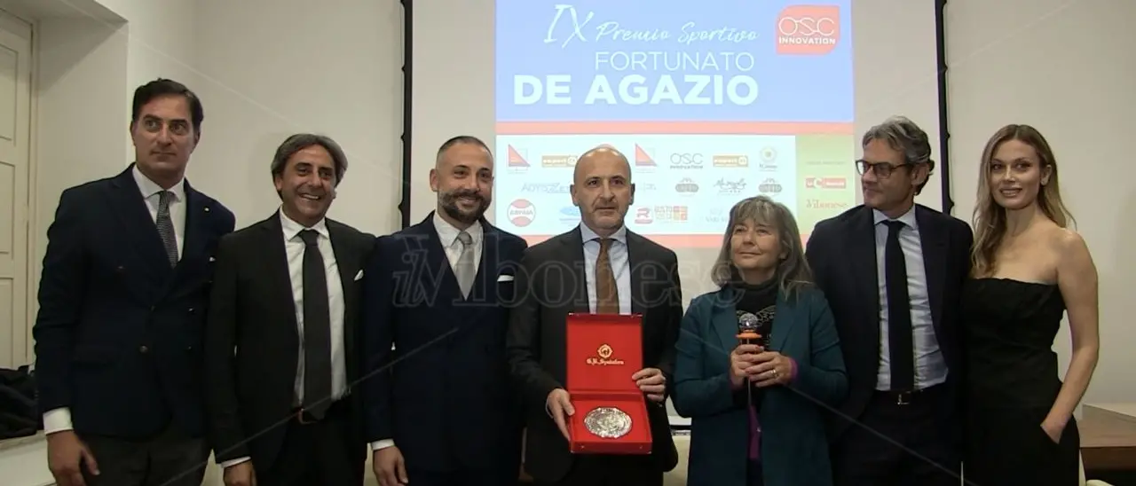 A Vibo il premio sportivo De Agazio, riconoscimento al ds dell'Inter Piero Ausilio - Video