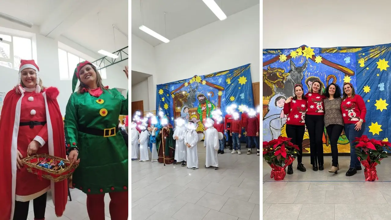 Sorrisi e applausi per la recita di Natale dei piccoli studenti della scuola di Polia