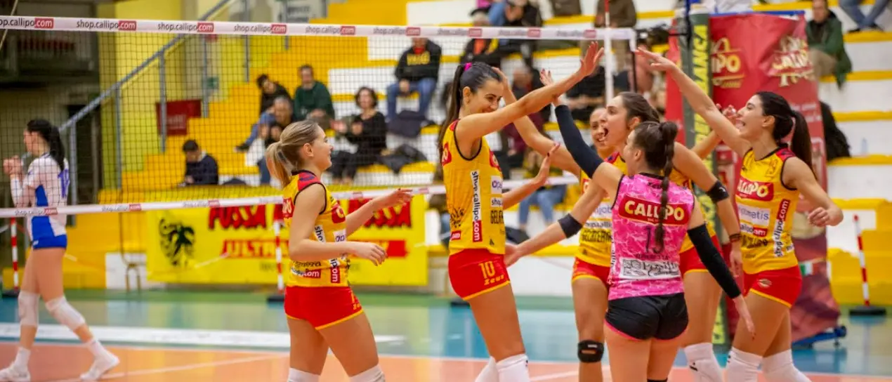 Volley femminile, la Tonno Callipo chiude il 2023 con l’undicesima vittoria