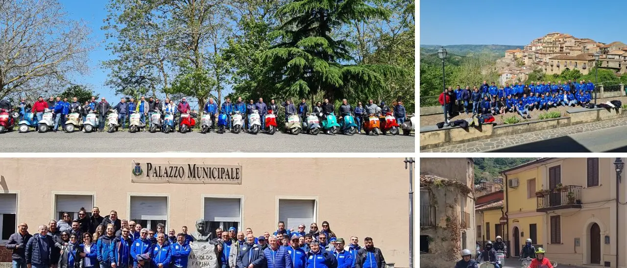 Vespaclub Rizziconi fa tappa a Monterosso e all’oasi Wwf del lago Angitola