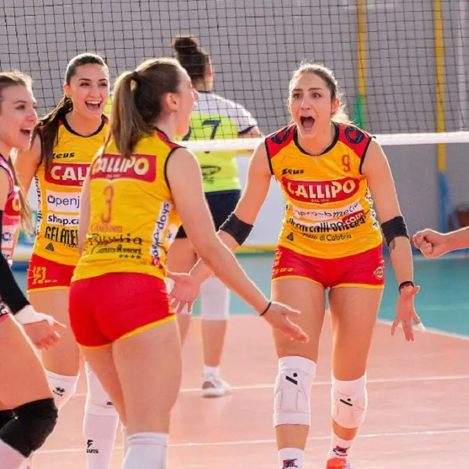 Volley, grande festa per la Tonno Callipo che vince la 26esima partita e conquista la Serie B2