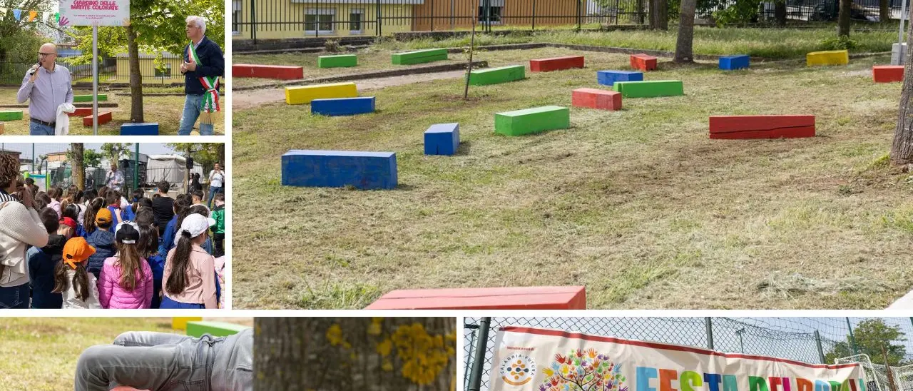 A San Gregorio d’Ippona il Giardino delle matite colorate con opere dei giovani migranti - Foto