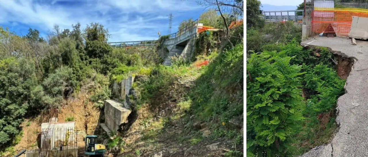 Vibo, frazione San Pietro isolata. I residenti: «Cantieri a rilento, siamo stanchi»