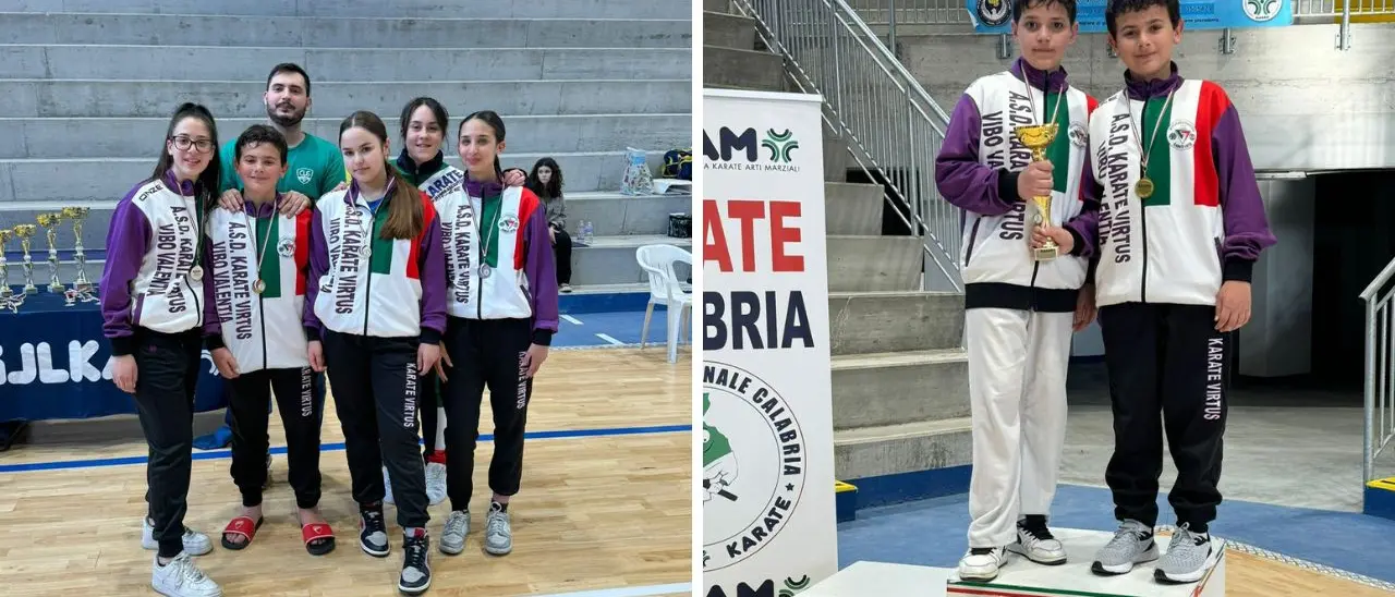Karate Fijlkam, la Virtus Vibo conquista 2 ori ai campionati regionali di kumite