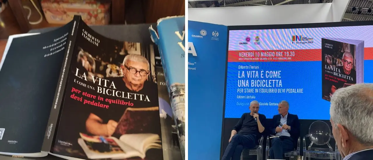“La vita è come una bicicletta”, al Salone del libro di Torino consensi per l’autobiografia di Floriani