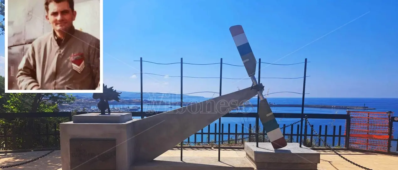 Vibo, ripristinato il monumento dedicato al brigadiere Miscia. La figlia: «È stato un eroe»