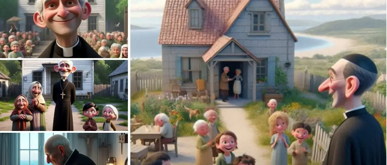 La vita di don Mottola raccontata ai bambini grazie alle immagini create con l’intelligenza artificiale -Video