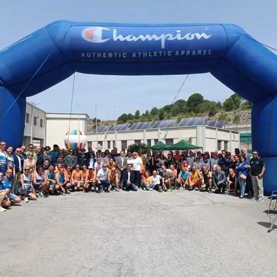 Gli atleti della “Conoscere Jonadi” tra i protagonisti della gara ospitata all'interno del carcere di Castrovillari