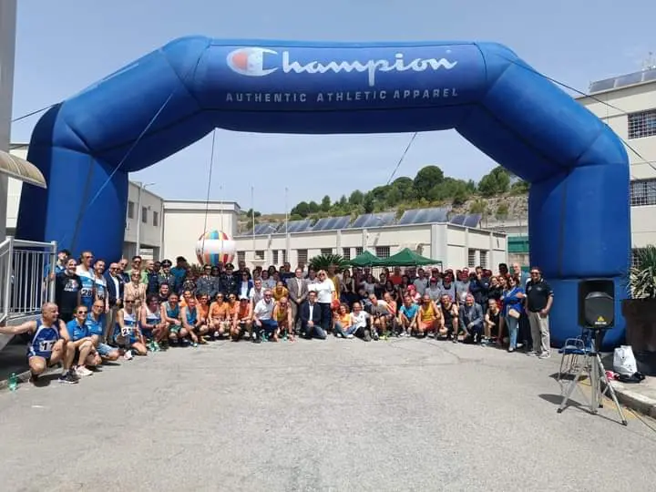 Gli atleti della “Conoscere Jonadi” tra i protagonisti della gara ospitata all'interno del carcere di Castrovillari