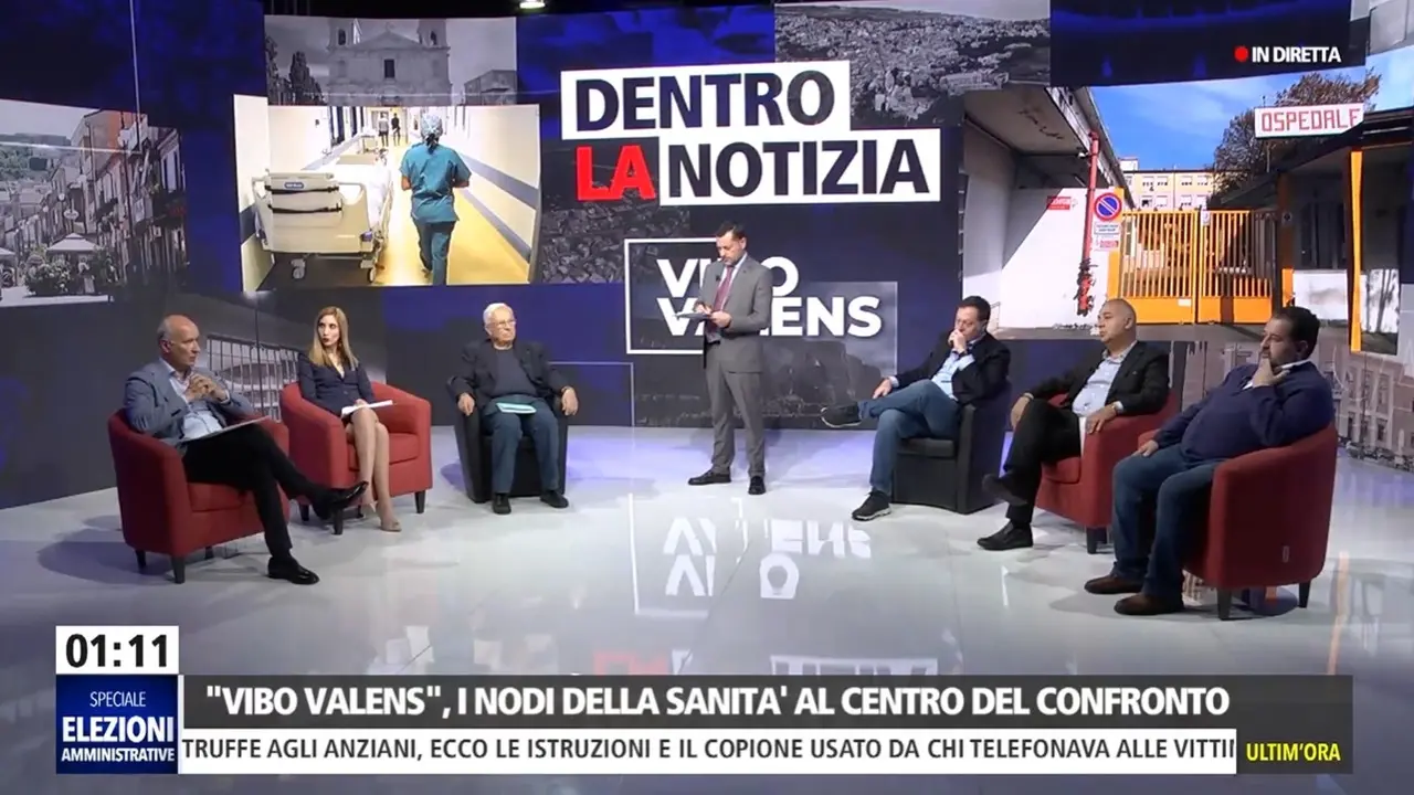 Vibo Valens, scintille tra Nesci (Centro) e Mammoliti (Pd) durante lo speciale elezioni di LaC