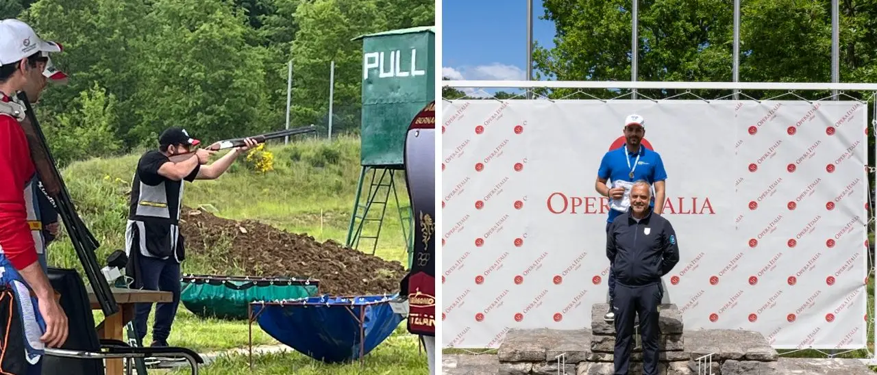 Tiro al volo, il vibonese Francesco Greco medaglia d'oro ai campionati italiani universitari