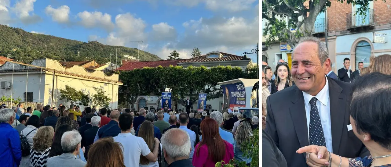 Muzzopappa arringa la folla a Vibo Marina: «Mandiamo a casa i tiranni, anche quelli che hanno asfaltato la brava Limardo»