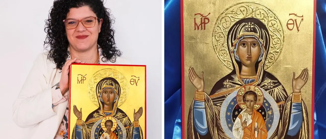L'artista di Ricadi Michela Ferrara si aggiudica il secondo posto al concorso nazionale di iconografia bizantina