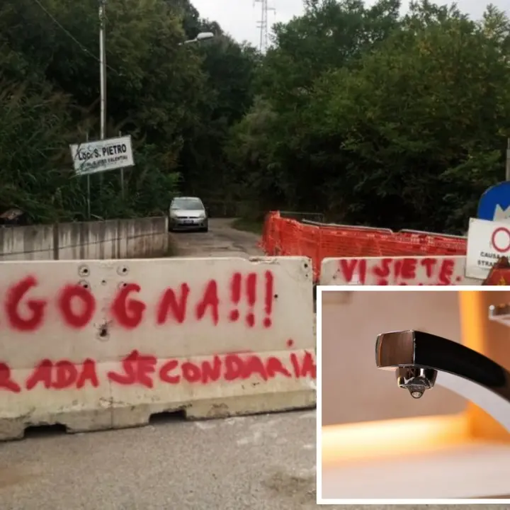 Frazione San Pietro senza strada e ora anche senza acqua, in pratica senza futuro. Residenti: «È vergognoso»