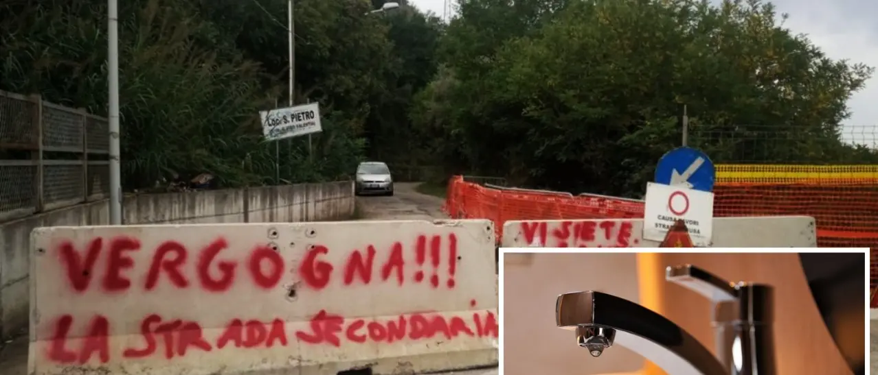 Frazione San Pietro senza strada e ora anche senza acqua, in pratica senza futuro. Residenti: «È vergognoso»