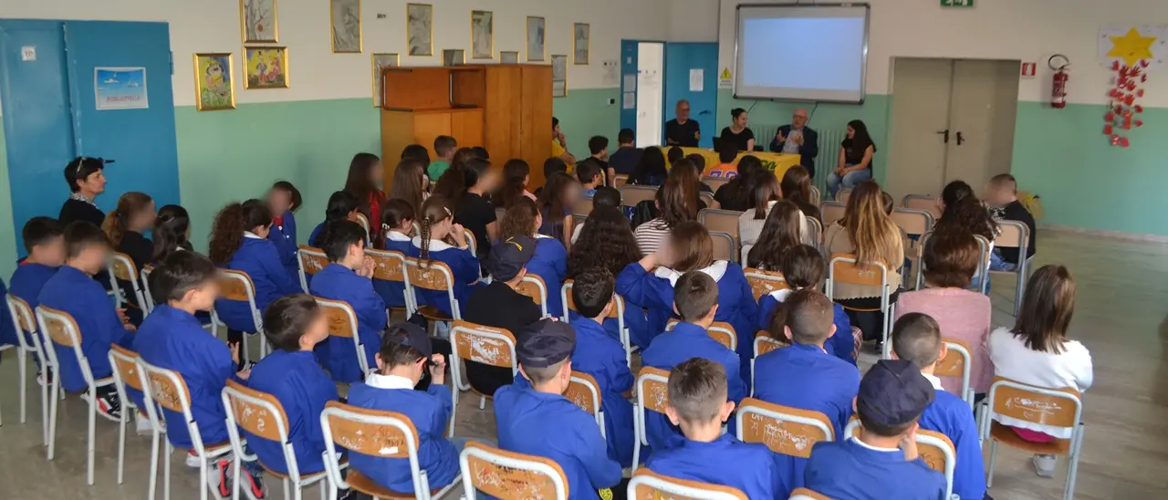 Rombiolo, gli alunni della scuola elementare a lezione di tutela della natura con Legambiente