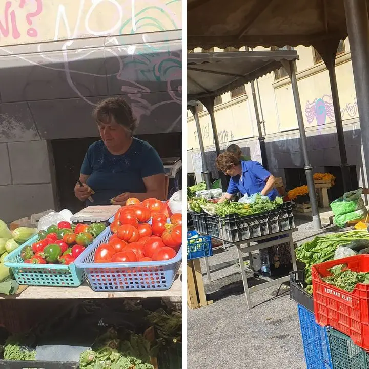 Vibo, mercato coperto… sotto al sole. Le polemiche si placano a metà: «L'assessore ci ha tranquillizzati, vedremo»